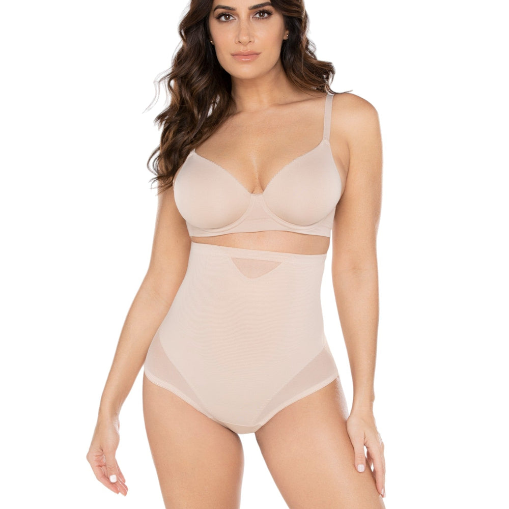
                      
                        Sheer Hi-Waist Thong  Brief  Miraclesuit.
                      
                    