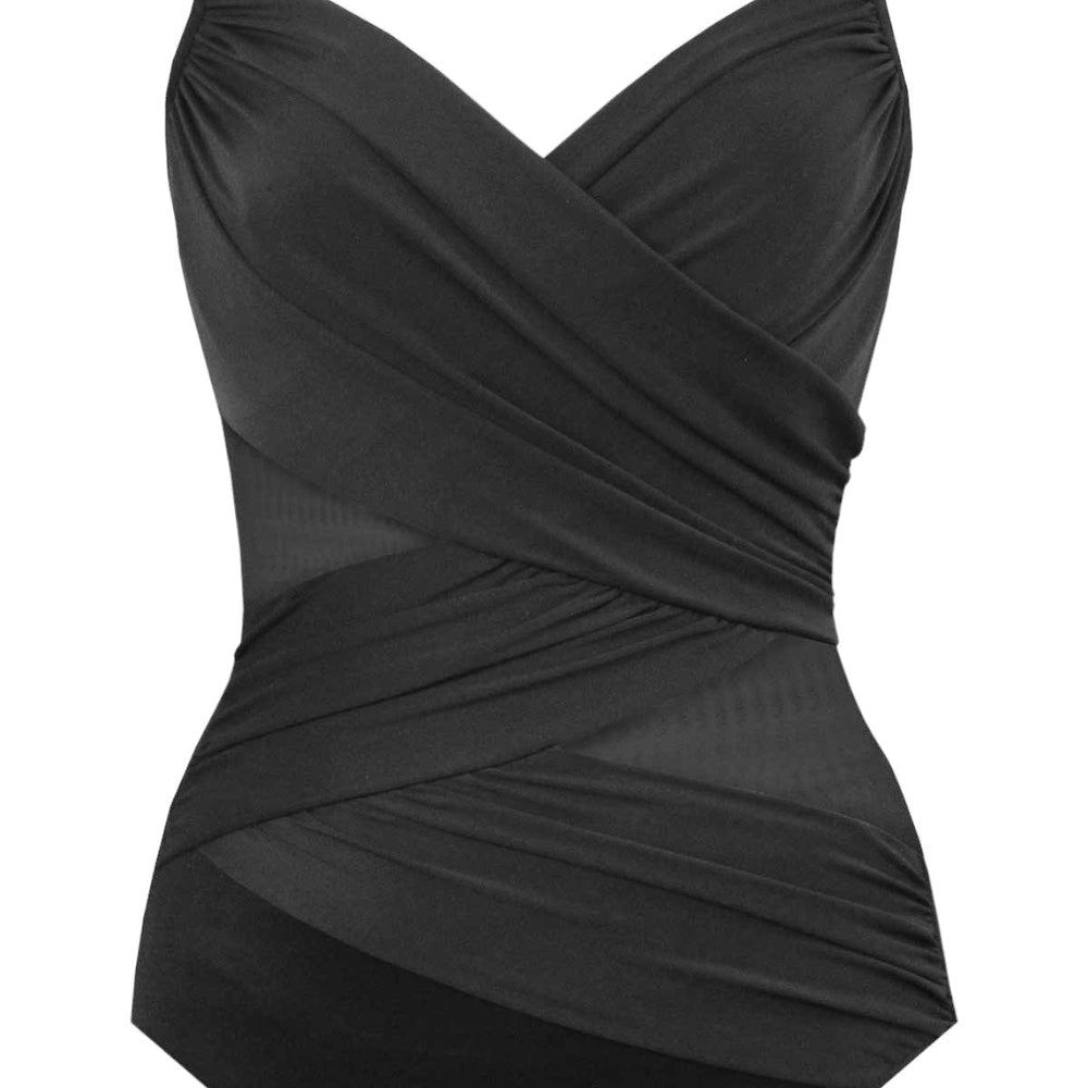 
                      
                        Black Network Madero Shapewear Shaping Swimsuit  Swimwear  Miraclesuit.
                      
                    