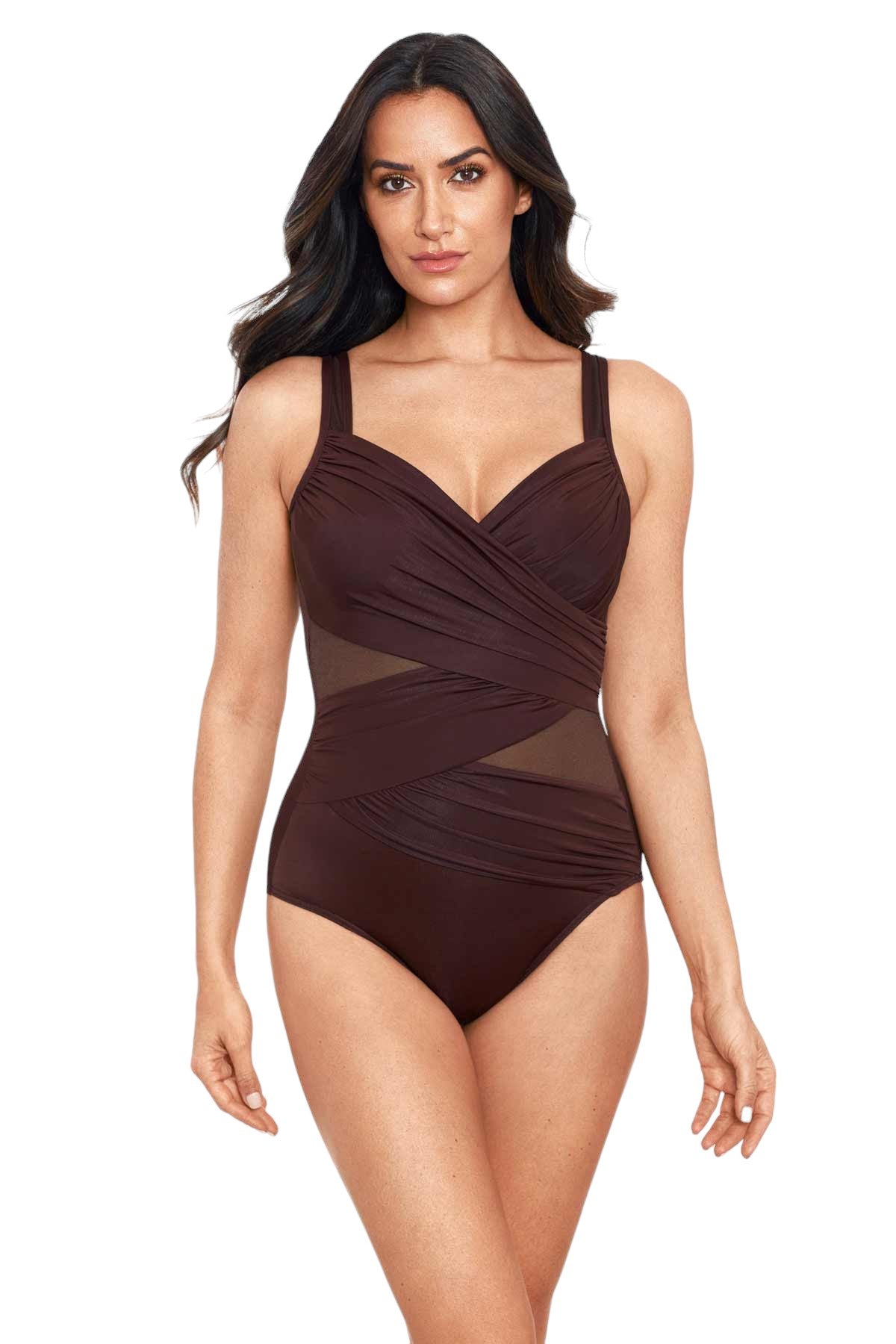 Sumatra Network Madero Shapewear Shaping Swimsuit  Swimwear  Miraclesuit.