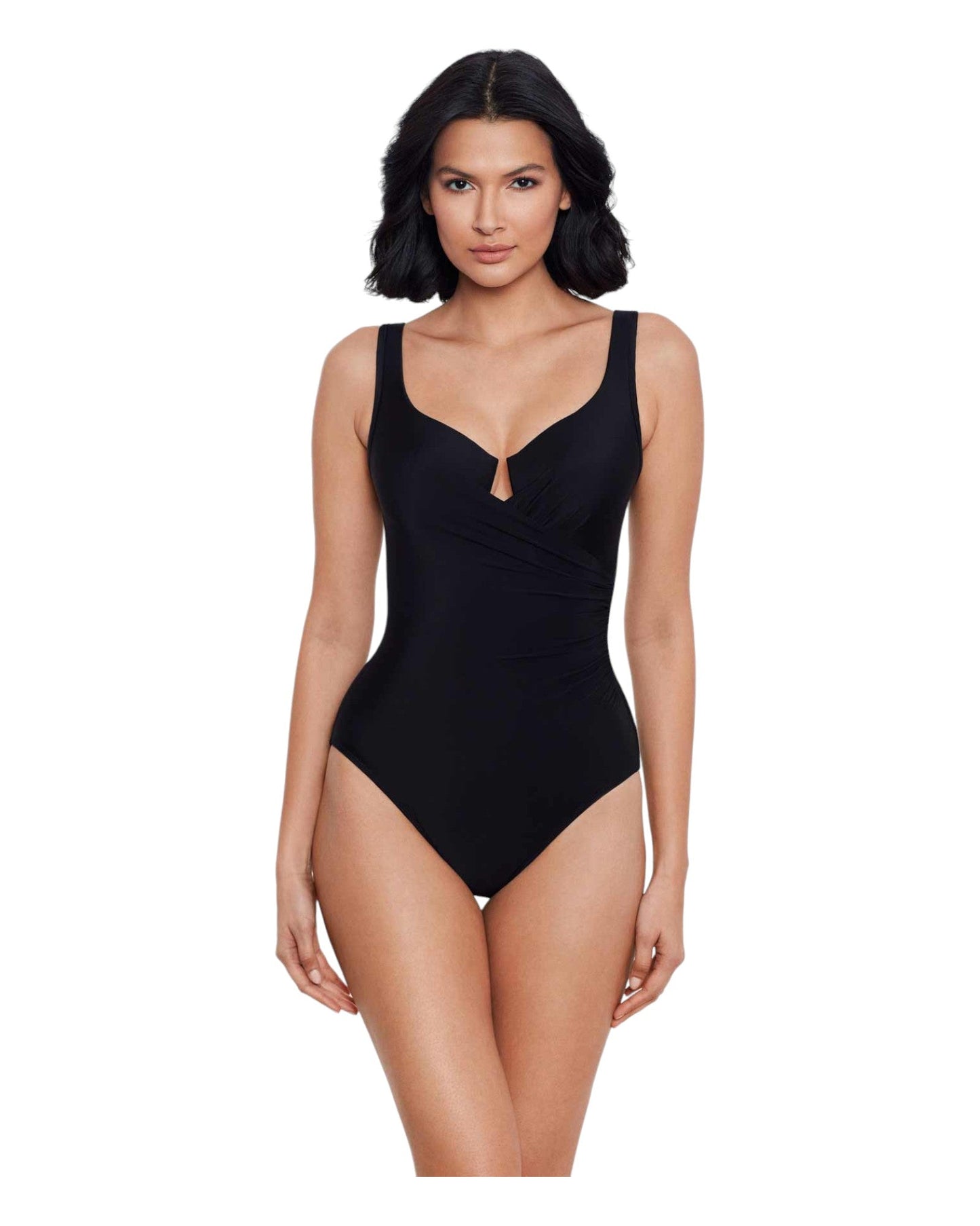 Black Escape Shapewear Shaping Swimsuit