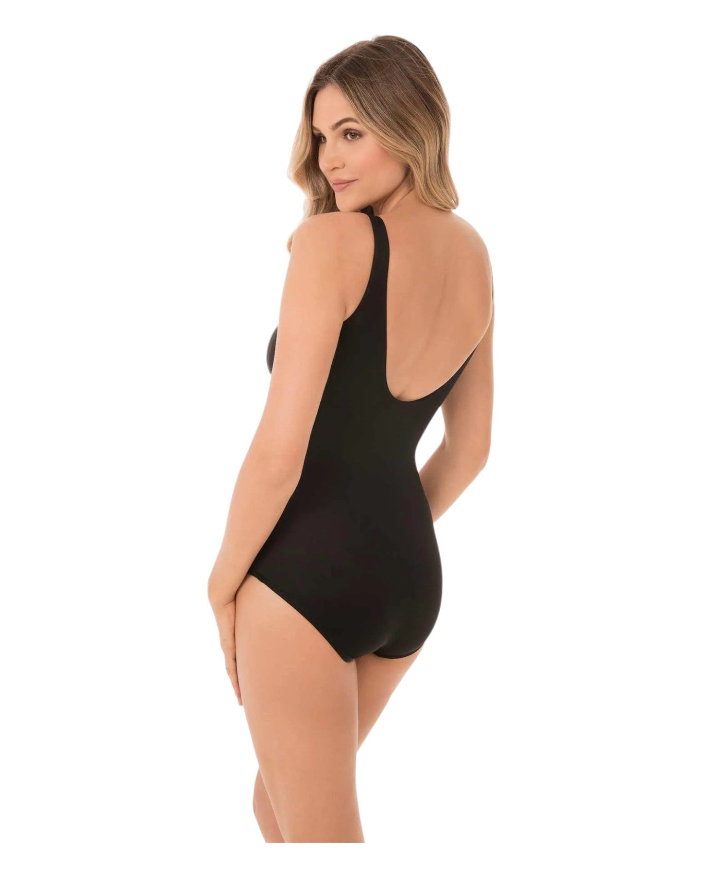 Black Oceanus One Piece Shaping Swimsuit