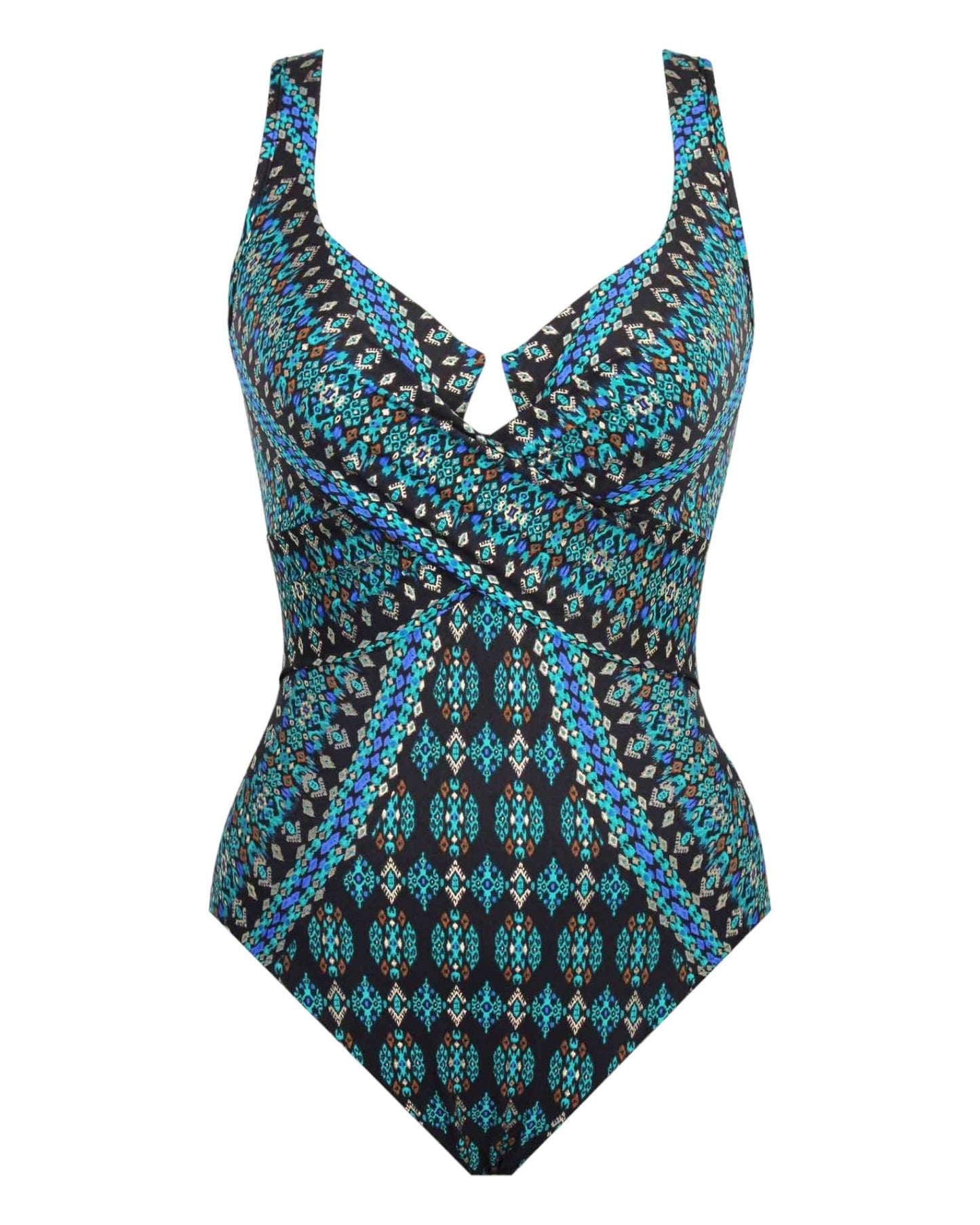 Amarna Criss Cross Escape Shapewear Shaping Swimsuit  Swimwear  Miraclesuit.
