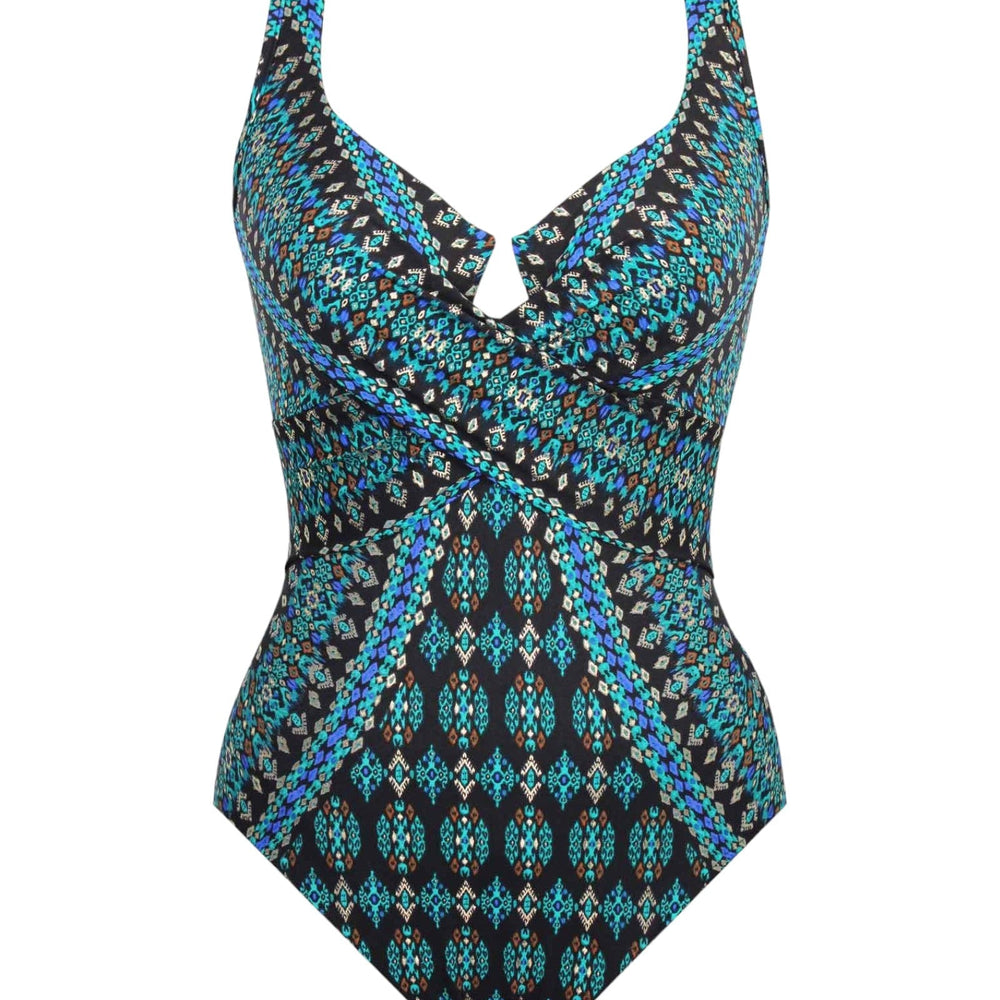 
                      
                        Amarna Criss Cross Escape Shapewear Shaping Swimsuit  Swimwear  Miraclesuit.
                      
                    