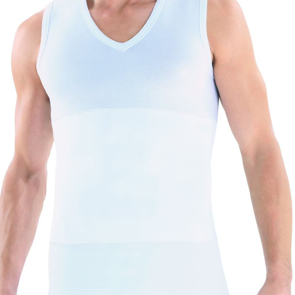 Mens Control V Neck Compression Singlet  Mens  Blackspade.